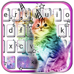 Cover Image of ダウンロード カラフルな猫クールなキーボードのテーマ  APK