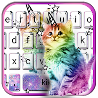 Тема для клавиатуры Colorful Cat