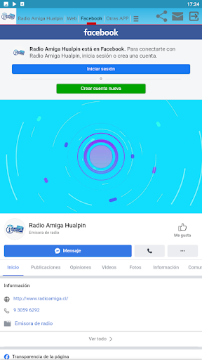 Radio Amiga Hualpin Screen 3