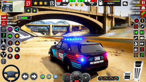 Police Car Driving Chase Game Screen 2