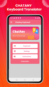 Imágen 2 ChatAny- Keyboard Translator android