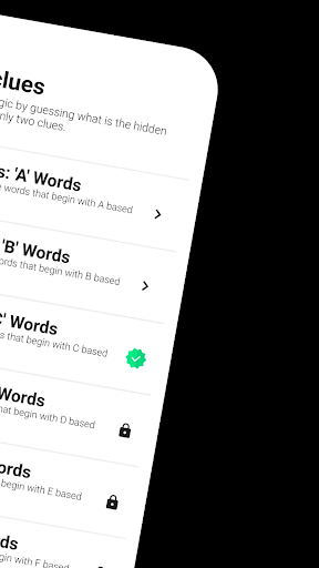 Two clues: Logic game Screen 2