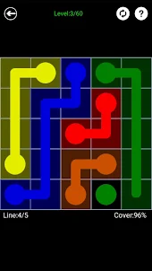 색상 점 연결: 퍼즐 깨기 게임 모음