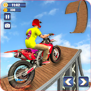 Stunt Bike Tricky Trail Bike Racing Adventure Game