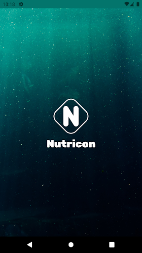 Android application Nutricon teste pH screenshort