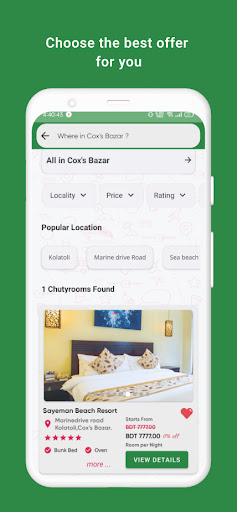 ChutyRooms Screen 2