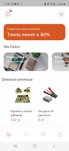 Android application Promocja Dnia screenshort