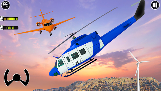 City Helicopter Fly Simulation  screenshots 1