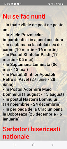 Calendar 2024 Crestin Ortodox Screen 2
