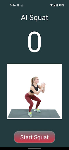 Android application Squat screenshort
