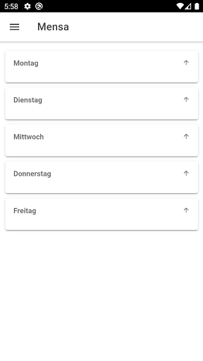 Android application DHBW-Karlsruhe screenshort
