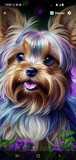 Android application Yorkshire Terrier Walpaper Art screenshort
