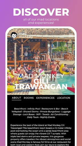Mad Monkey Experience Screen 2