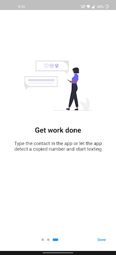 QuickOpen for WhatsApp Screen 2