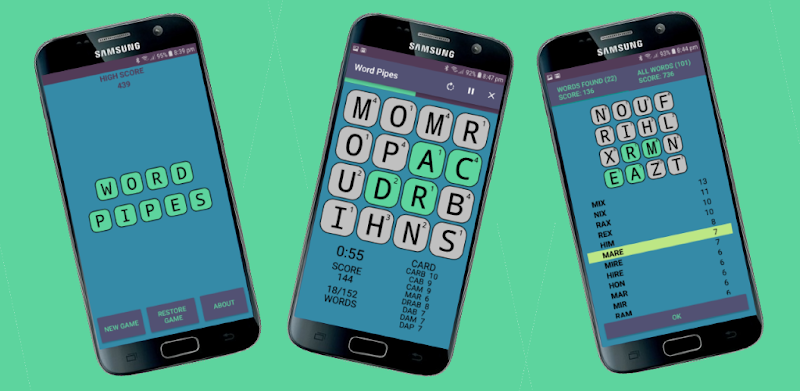 Word Pipes: Pure Word Game