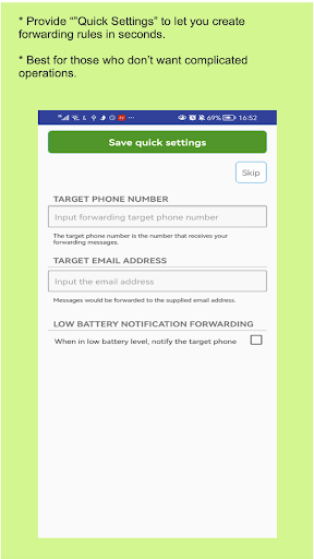 SMS forwarder auto to PC/phone Screen 3