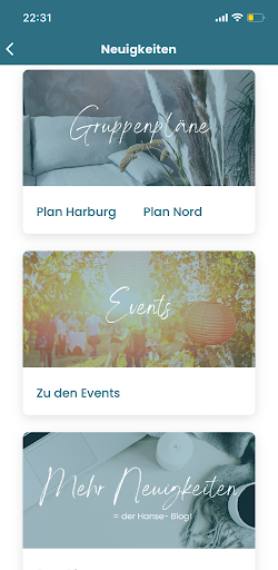 HanseApp Screen 2