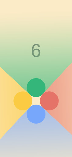 Android application Chromatic Pong screenshort