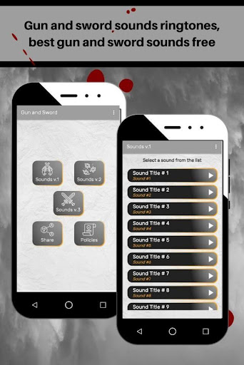 Gun and sword sounds ringtones, gun and sword free