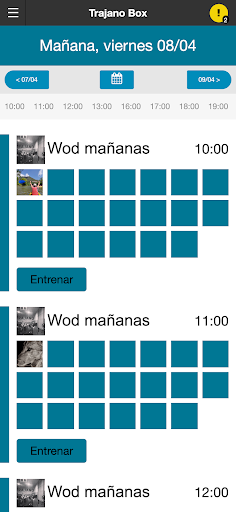 Trajano Box Training Screen 2
