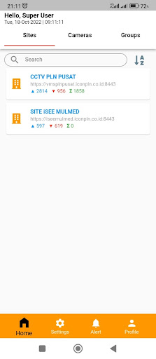 Android application iSee Mobile screenshort