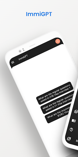 Android application ImmiGPT screenshort
