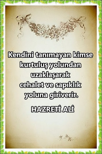 Hazreti Ali ra Sözleri