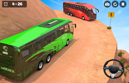 Mountain Driving Sim Bus Games Screen 2
