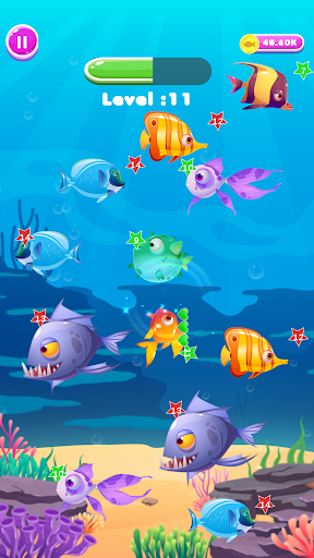 Fish Evolution Sea Merge 3D