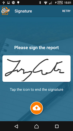 AETRControl Signer Screen 3