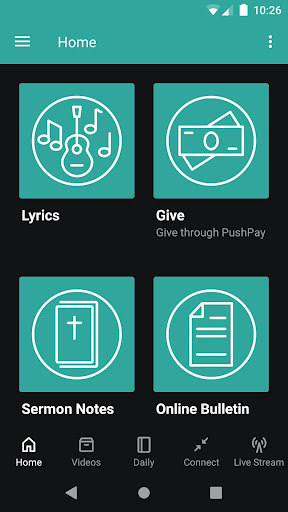 Android application The Heights Baptist Church App screenshort