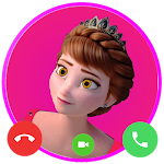 Cover Image of Скачать Princess Anna video call - Fakecall 1.0 APK