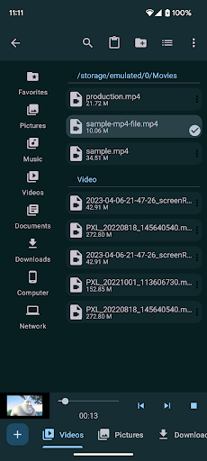 Screenshot of Computer File Explorer