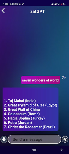 zatGPT Screen 3