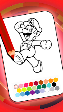 #2. Maria and Luigii coloring book (Android) By: 2GX