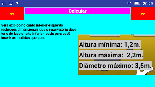 SanitCalc3.0 Screen 2