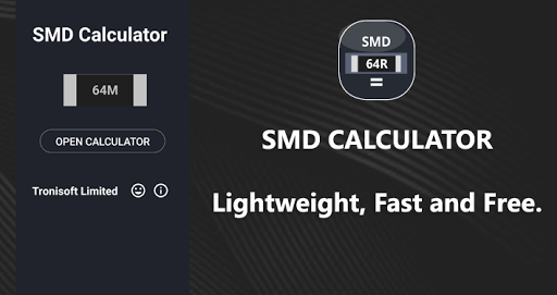 Android application SMD Resistor Calculator screenshort