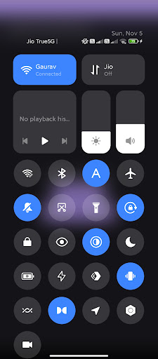 Android application HyperrTile - Settings QS Tile screenshort