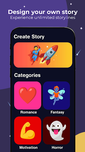 Android application Storytize - AI Story Maker screenshort