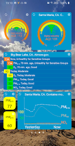 Air quality app & AQI widget