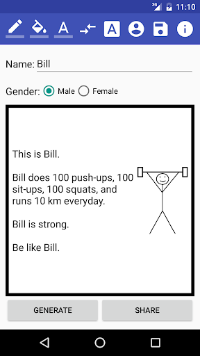 Android application Be Like Bill screenshort