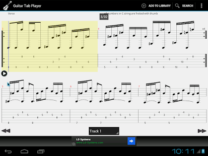 Guitar Tab Player Screenshot