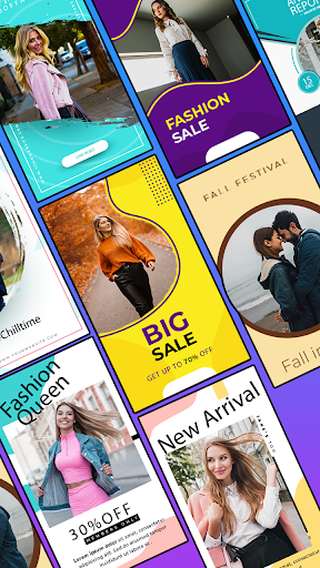 Android application Animated Story Maker For Insta screenshort