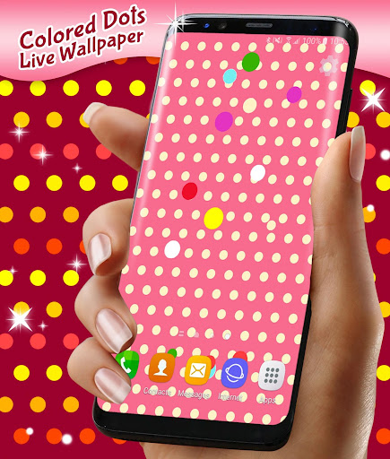 Android application Colored Dots Live Wallpaper screenshort