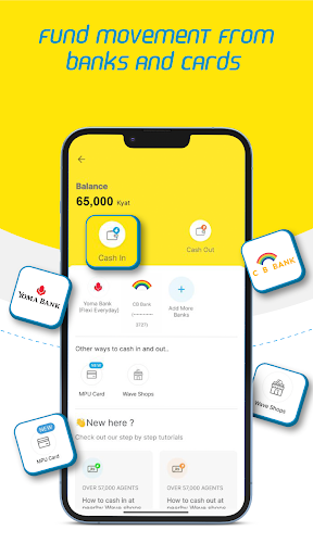 Screenshot of WavePay APP by Wave Money