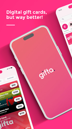 Android application GIFTA screenshort