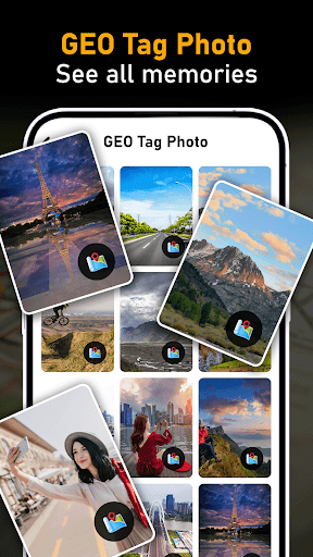 Camera on GPS Map: Time Stamp Screen 3