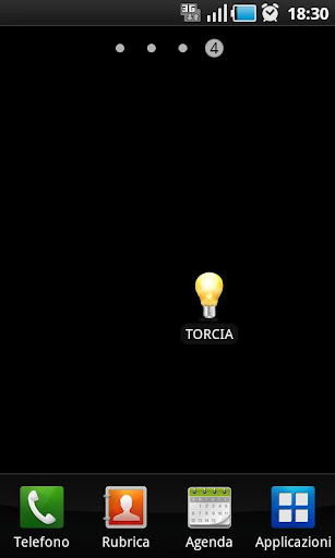 Android application Display torch (unchanged since screenshort