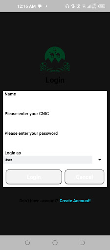 Passenger Complaint Portal Screen 2