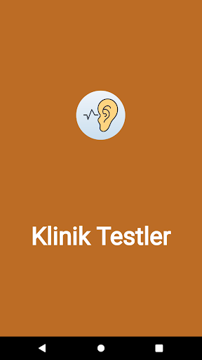 Android application Klinik Testler screenshort